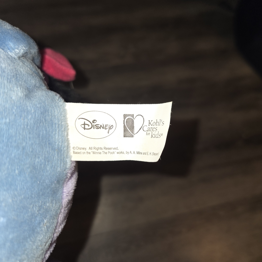 Disney Eeyore Plush - Blue and Pink - Picture 8 of 9